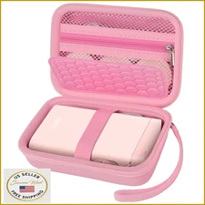 Comecase Pink Case for Nelko P21, Phomemo D30/D35, JADENS D11, SUPVAN Mini Label