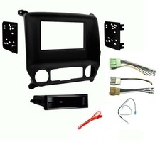Single or Double Din Car Stereo Radio Dash Install Mount Kit, Wire Harness, a...