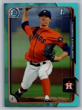 2015 Bowman Draft #55 Thomas Eshelman Chrome Blue Sky Refractors
