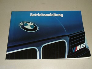 Betriebsanleitung e34 bmw