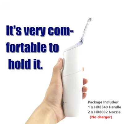 AirFloss Flosser Philips Sonicare Airfloss Ultra HX8340 Water Flossers + 2Nozzle
