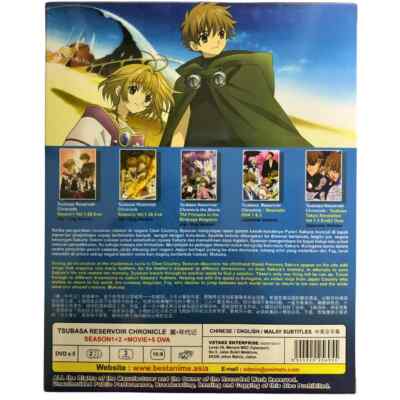 DVD Anime TSUBASA Reservoir Chronicle Season 1+2 +Movie OVA