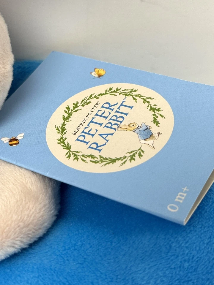 Manta de seguridad PETER RABBIT NIÑOS Preferido Peluche Conejito Lovey Juguete 24109 Nueva con etiquetas Foto 2 de 4