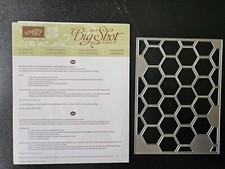 Stampin Up HEXAGON HIVE DIES Bee hive dies - Retired