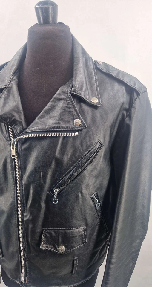 Schott Perfecto Leather Jacket Size US 40 - Image 3 of 4