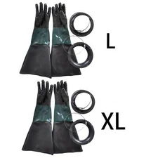 Professional Sandblasting Gloves Kits with Particle for Sandblasting Cabinet