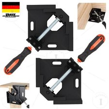 2-4 Stück 90 Grad Gehrungszwinge Schraubzwinge Zwinge Eck Klemme Winkelspanner