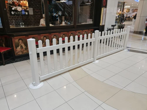 Portable Fencing Events White PVC Picket Fence Temporary 1000mm wide Posts - Picture 12 of 30