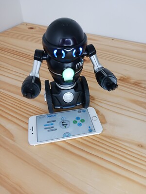 WowWee MiP Robot Model: 0820 Black and Silver Wireless Bluetooth Control