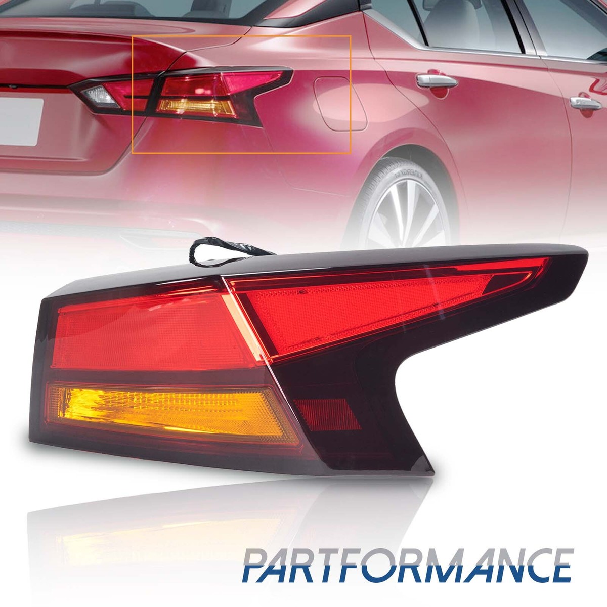 For 2019-2022 Nissan Altima Rear Lamp Right Outer Side Tail Light