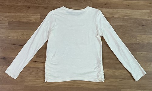 F&F Long Sleeve Top Girls 10-11 Years Ivory Unicorn Crew Neck New Jersey Cotton - Picture 10 of 11