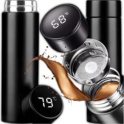 THERMOBECHER SMART THERMOS BIDON LED TEMPERATURANZEIGE