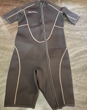 SeaSkin Diving Wetsuit Size Small Full Zip Neoprene Scuba Underwater Divers