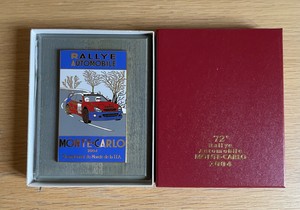 Plaque rallye media monte carlo 1996 - Collection