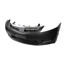 Front Bumper Cover Kit For Honda Civic Sedan 8th Gen 2006-2011 Type R Style