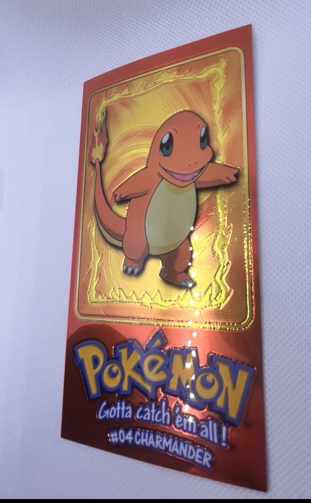 1999 Topp Series 1 Pokemon TV Animation Edition Box Topper Charmander #4 - Picture 9 of 13
