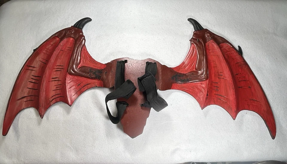 Disfraz Chasing Butterflies Wishcraft Niños Demonio Rojo Alas de Dragón 36" Envergadura Foto 2 de 4