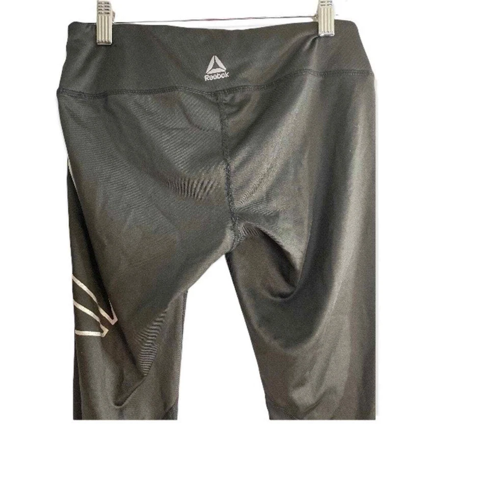 Reebok Entrenamiento Leggings Pantalones Negros Pequeños Yoga Correr Ejercicio Foto 3 de 4
