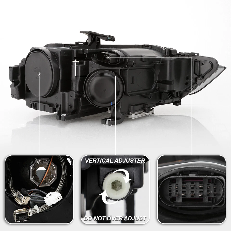 Faro proyector lado del conductor para Audi A4 S4 2013-2016 HID/Xenón no AFS Foto 3 de 4