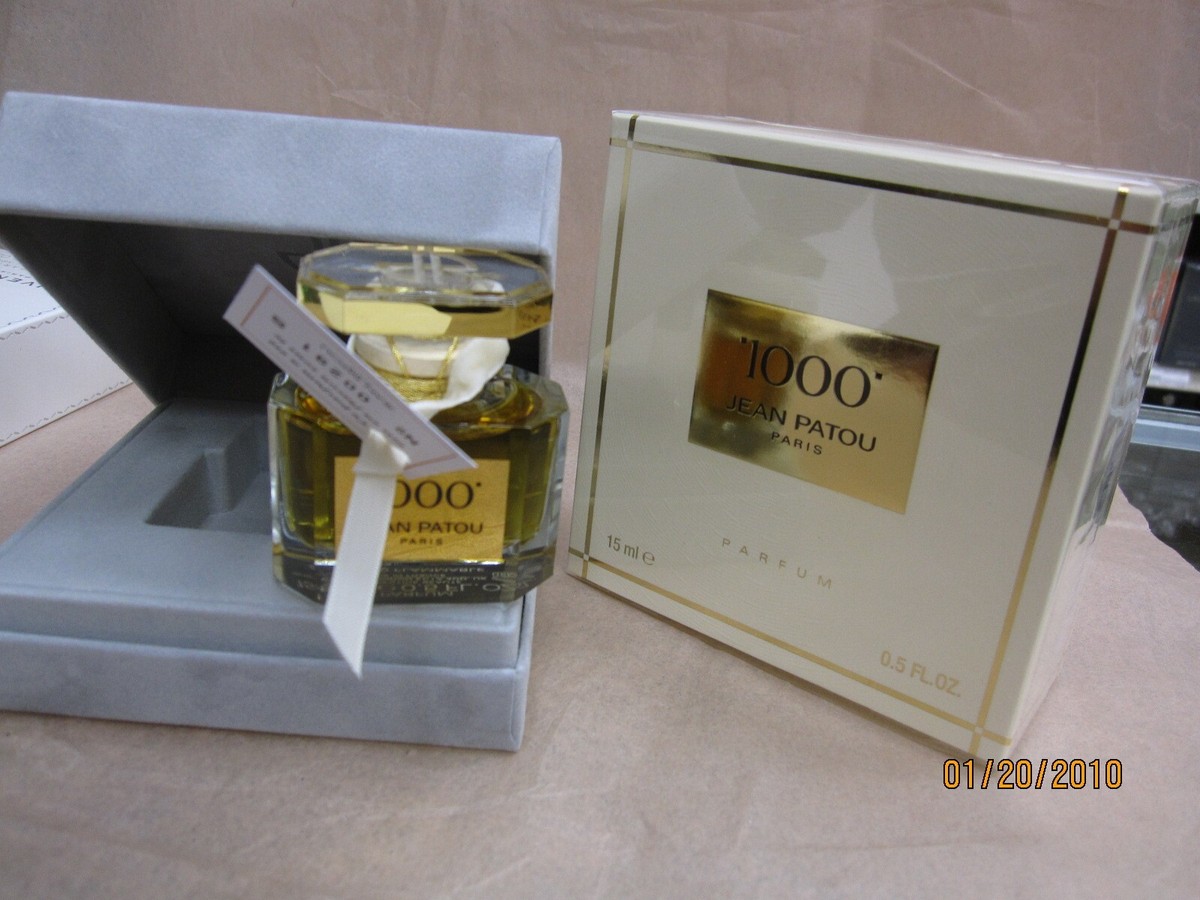 1000 by JEAN PATOU 0.5 FL oz / 15 ML Parfum / Pure Perfume In