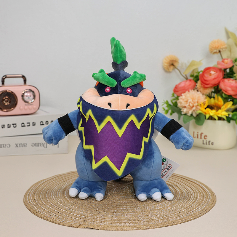 27cm New Super Bros Wonder Dark Bowser Jr. JR Koopa Plush Stuffed