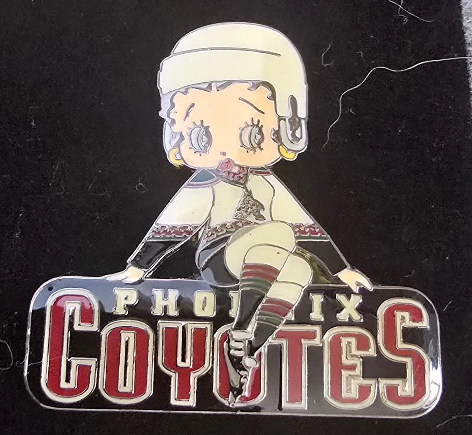 PHOENIX COYOTES BETTY BOOP Lapel Pin - Image 2 of 2