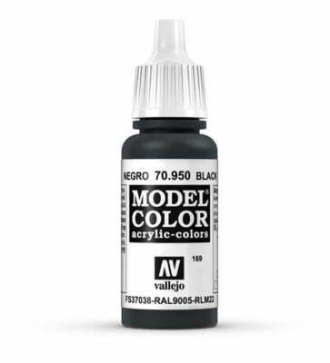 #ad #ad Vallejo Black Model Color 17ml Acrylic Paint 70.950 $3.99