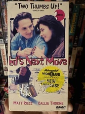 Ed’s Next Move 1996 VHS Rare Hard To Find Original Release 