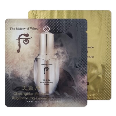 The history of Whoo Radiant Regenerating Essence 1ml (10pcs ~ 150pcs) Newest Ver