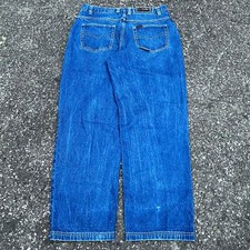 Vintage Y2K fubu baggy denim blue jeans pants