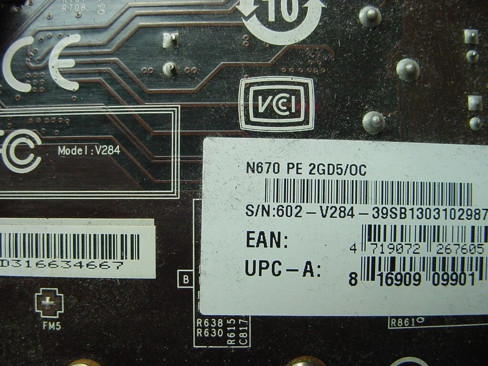 MSI NVIDIA GEFORCE GTX 670 N670 PE 2GD5/OC GRAPHICS VIDEO CARD - Image 3 of 3