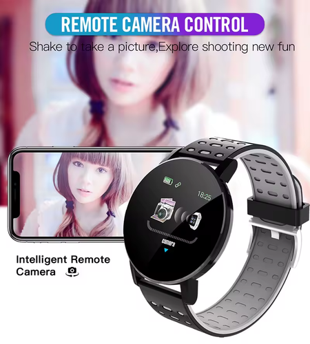 Smartwatch Bluetooth Fitness Tracker Watch Waterproof Clock for Android iPhone - 第 5/5 張圖片