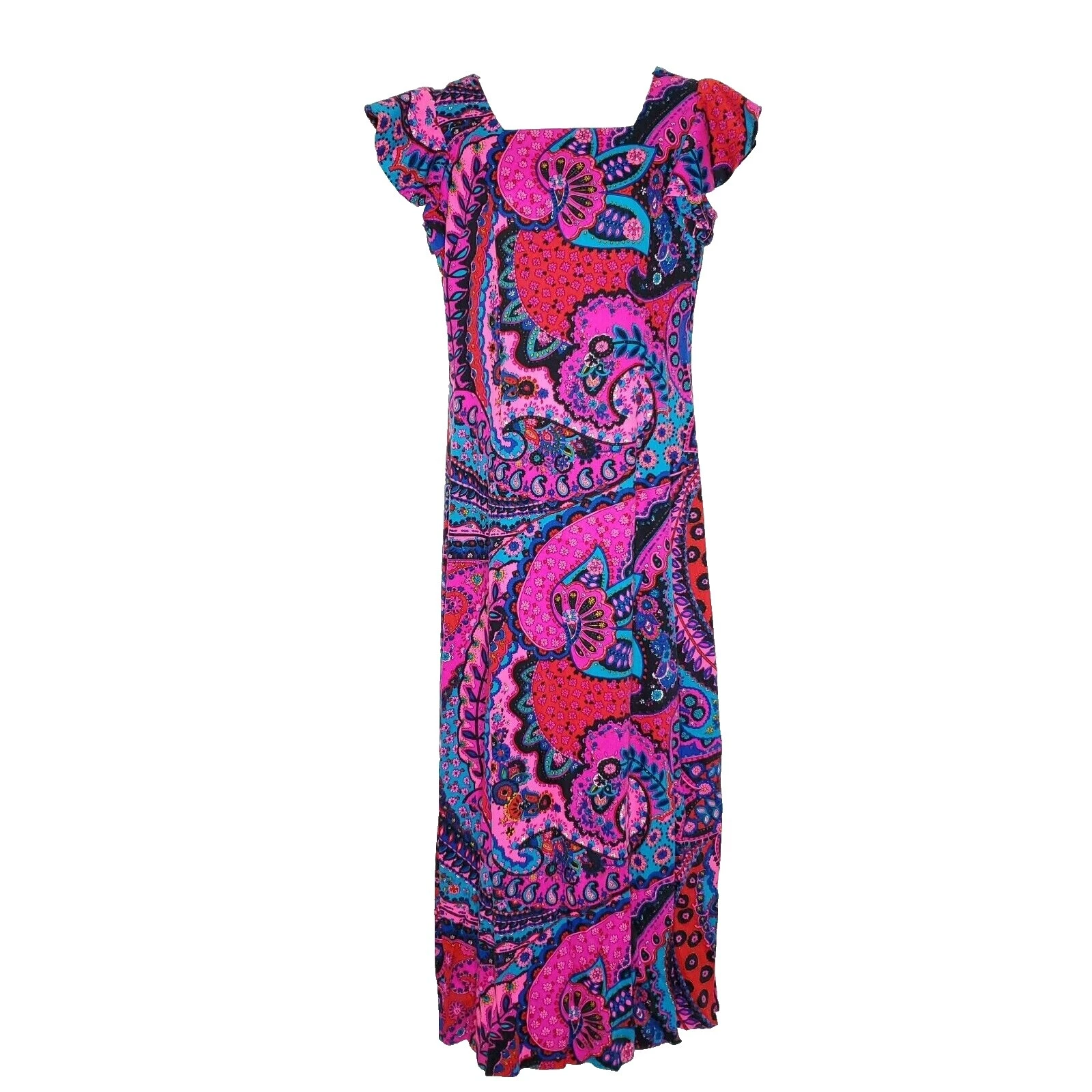 亚克力迷幻女士复古连衣裙