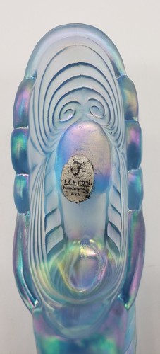 Fenton Drapped Cat Slipper blau Karneval Glas Kätzchen heilen Schuh Stiefel Figur - Bild 11 von 12