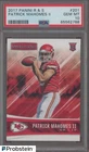 2017 Panini R & S #201 Patrick Mahomes II Chiefs RC Rookie PSA 10 GEM MINT