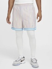 Size LT- Nike Men s LeBron DNA Basketball 3 In 1 Shorts, White/Blue. FZ1058-121