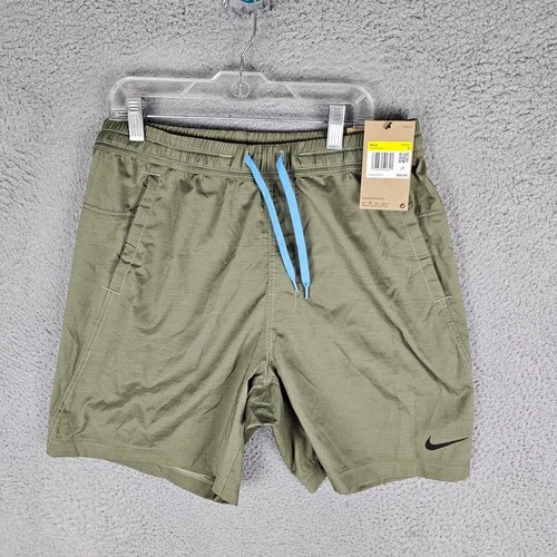 Nike Shorts Mens S Green HJ3157-222 Dri-FIT Training 7 Inch Athletic Workout