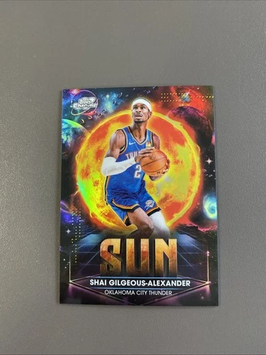 2026 Topps Chrome Cosmic Shai Gilgeous- Alexander Planetary Pursuit Sun SSP
