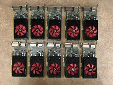 LOT OF 10 DELL AMD RADEON R5 340X 2GB GDDR5 LOW PROFILE DVI DP GRAPICS 0X0CVJ