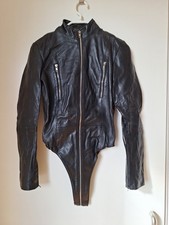 Lederbody, Gr. 36 schwarz, Original CRAZY-OUTFITS, Neu