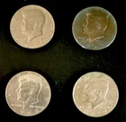 Kennedy Half Dollar 2 40% SILVER!Lot of 4 Coins, Mixed Years 1965,1967,1976,2022