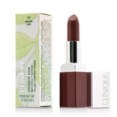 CLINIQUE Ladies Pop Lip Colour + Primer 0.13 oz  17 Mocha Pop (Brand NEW)