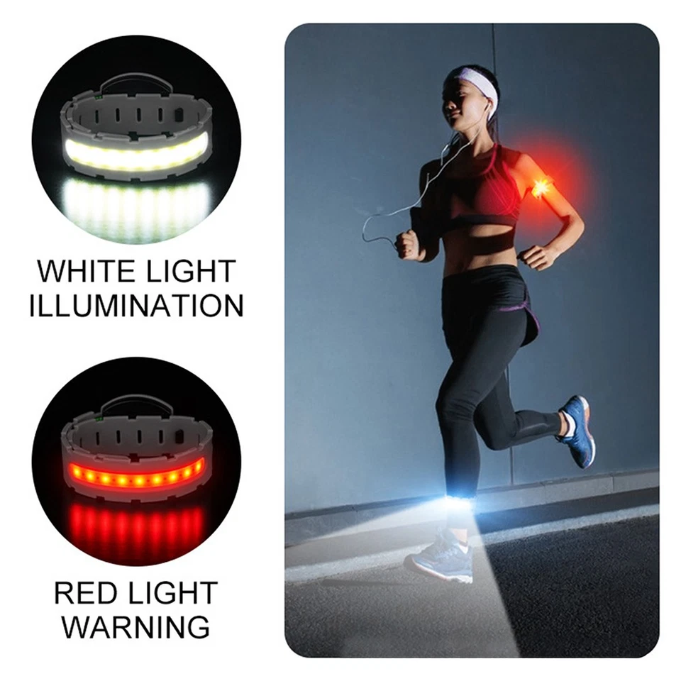 Rechargeable LED Armband High Visibility Reflective Running Gear Night Safety - Image 2 of 4