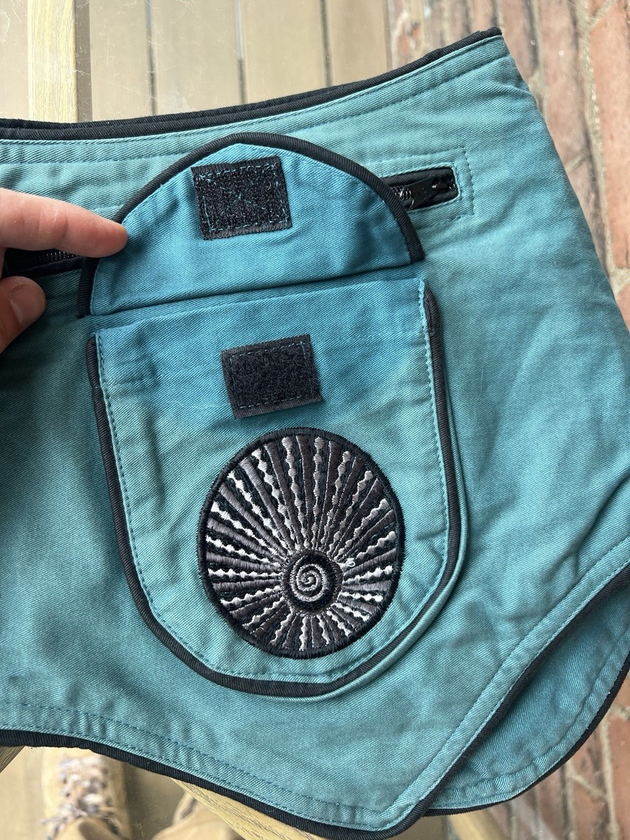 Avatar Imports Belted Teal Satchel Belt Bag Unisex Adjustable Festival Hippie View 2