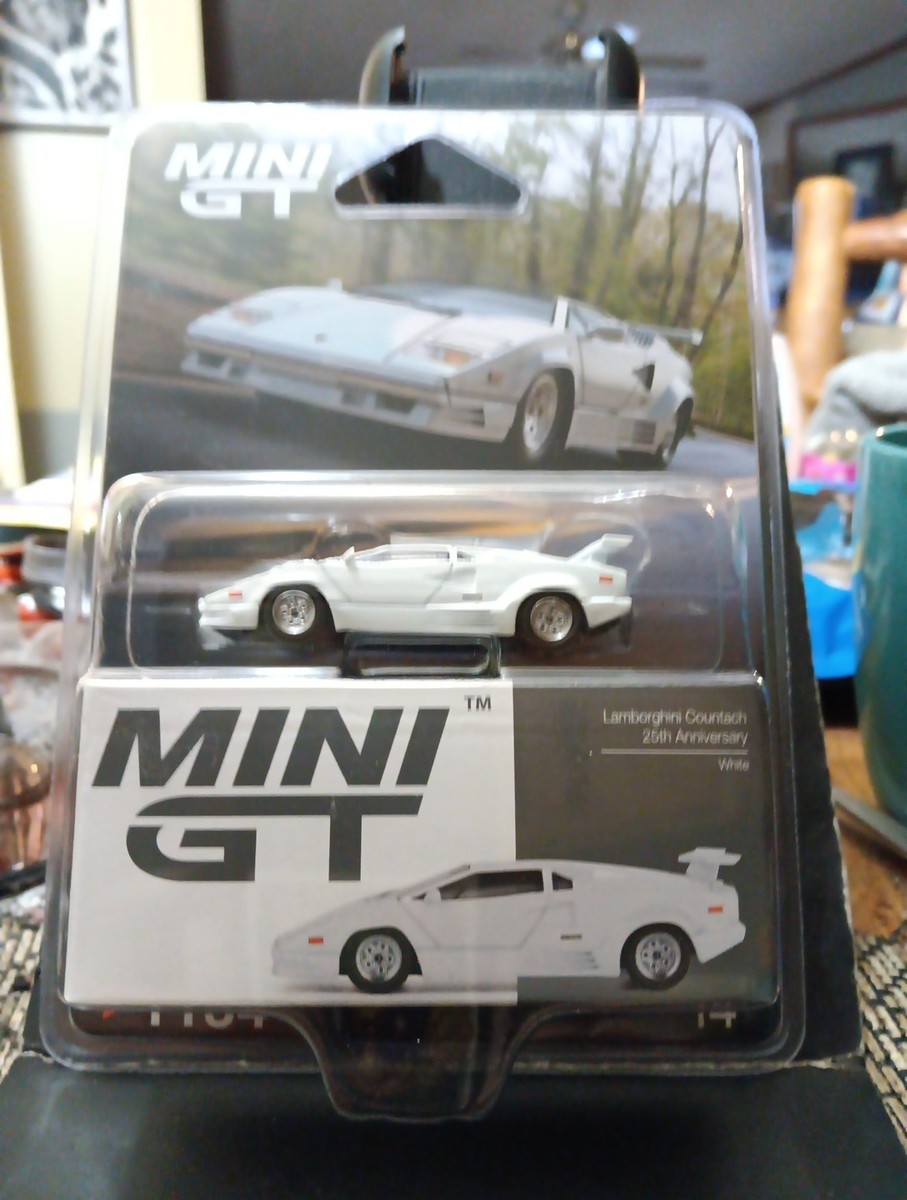 Mini GT Lamborghini Countach 25th Anniversary, White | eBay