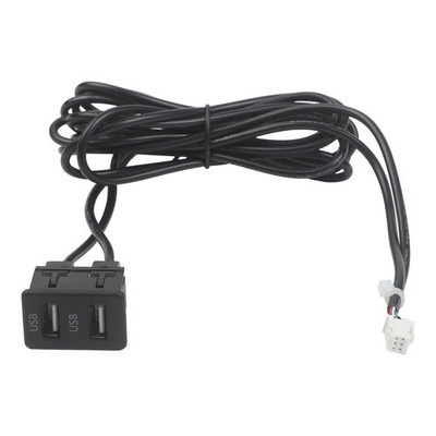 6 Pin to USB Port Panel for Car Navigation System Audio Input Interface