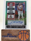 2023-24 Contenders Optic Toumani Camara Rookie Ticket Auto Var. Green /75 #107