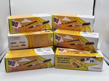 12 Boxes School Supplies 19pcs Ea Sharpie, Expo, Paper Mate,