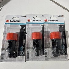 Image of 3 x Gardena Universal Tap Connector RRP £39
