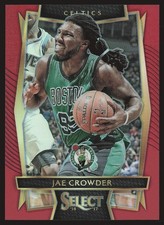 2016-17 Panini Select #24 Jae Crowder Maroon Prizms #/175 SN